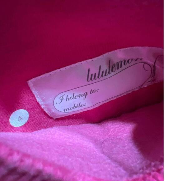 Lululemon Scuba Hoodie Full Zipper Color Pink Womens Size 4 - Picture 6 of 8